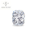 ForeverFlame G H 5ct 8mm*11mm vvs Radiant Cut diamond CVD CZ Moissanite engagement  Couples ring